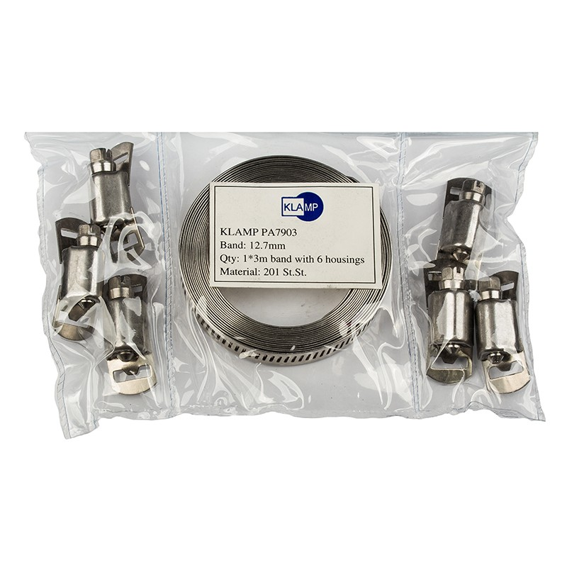 Stainless Steel 14Mm Hose Clipmaker Zinc Plated Clip(3Mtr) - Duchy Fasteners