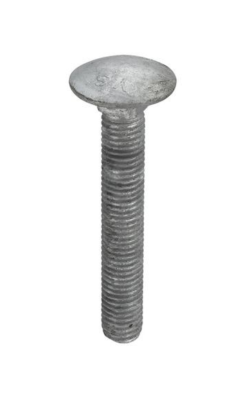 M8 X 20Mm - Cup Square Carriage Bolts Galvanised Din 603 - Duchy Fasteners