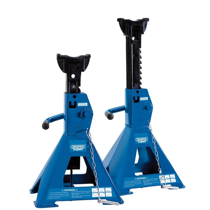 3 Tonne Pro Auto Rise Axle Stands - Duchy Fasteners