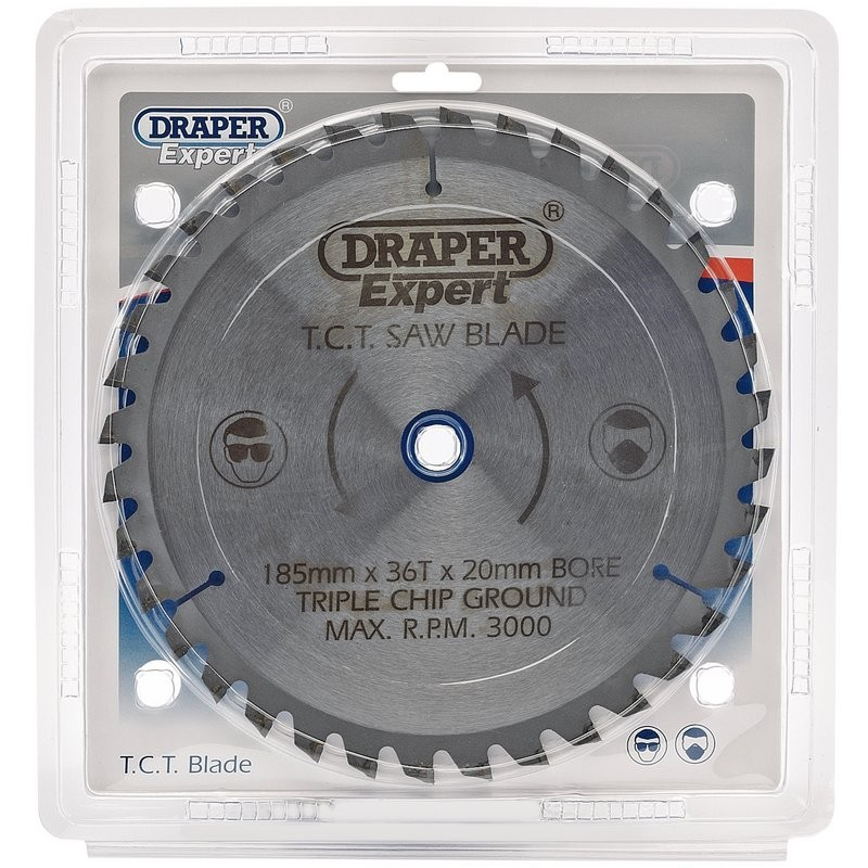 Expert Tct Saw Blade 185 X 20Mm X 36T - Duchy Fasteners