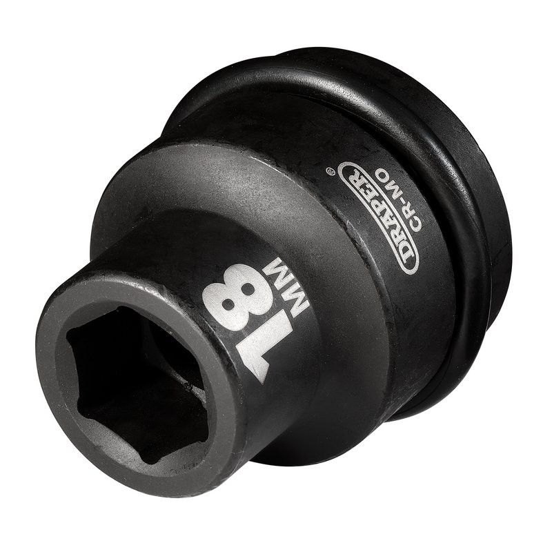 Expert Hi-torqâ® 6 Point Impact Socket, 3/4" Square. Dr., 18MM