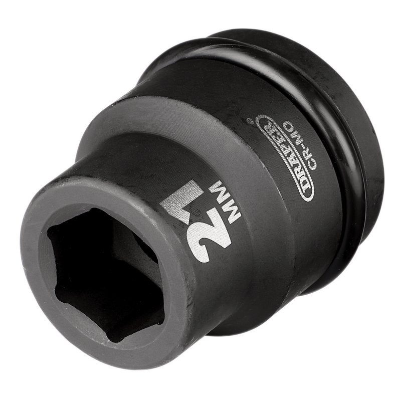 Expert Hi-torqâ® 6 Point Impact Socket, 3/4" Square. Dr., 21MM