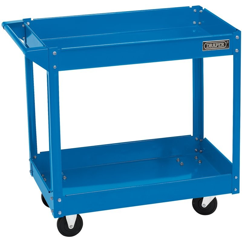 2 TIER TROLLEY (2 FIXED & 2 SWIVEL CASTORS)