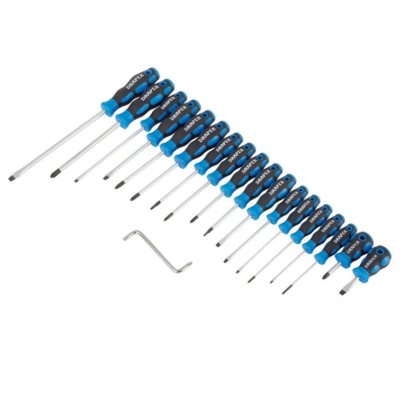 Soft Grip Screwdriver Set 19Pc - Duchy Fasteners