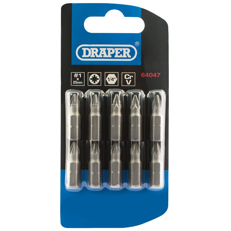 No1 Pozi 1/4"Hex 25Mm (10 Pack) - Duchy Fasteners
