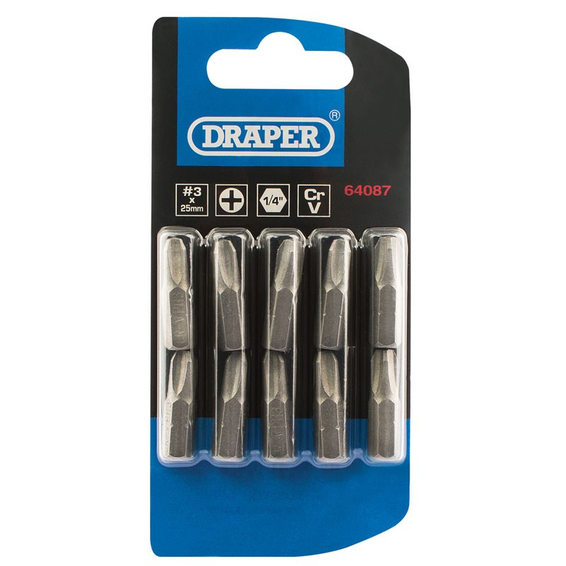 No3 Cross Slotted 1/4"Hex 25Mm Titn(10 Pack) - Duchy Fasteners