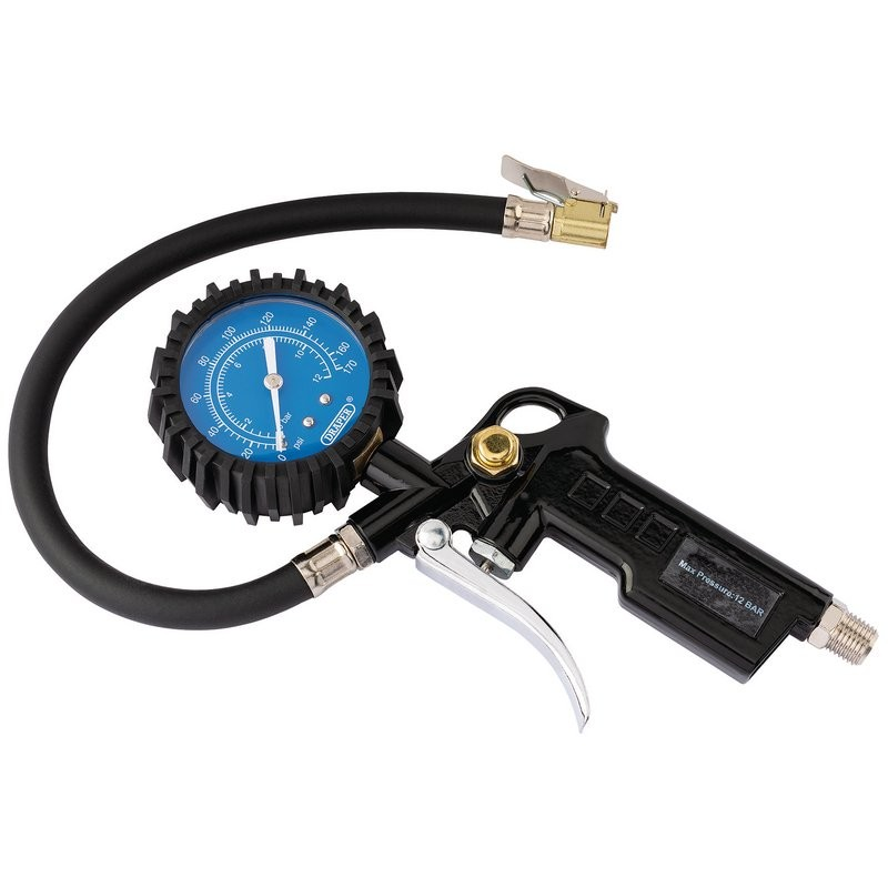 Air Tyre Inflator Dial Gauge - Duchy Fasteners
