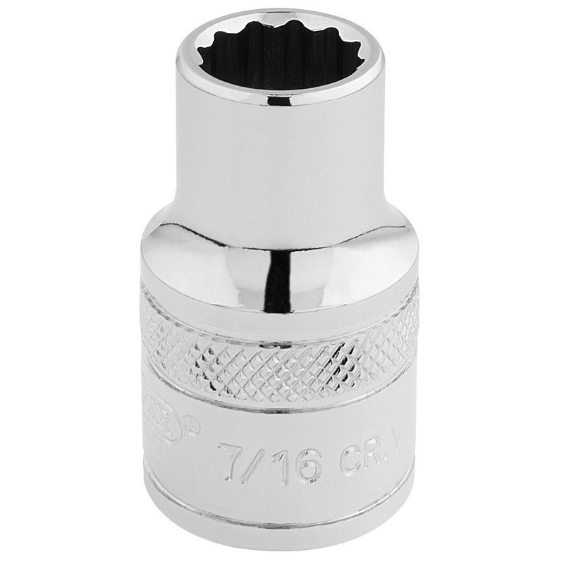 7/16Af 12Pt Socket 1/2Dr Bulk - Duchy Fasteners