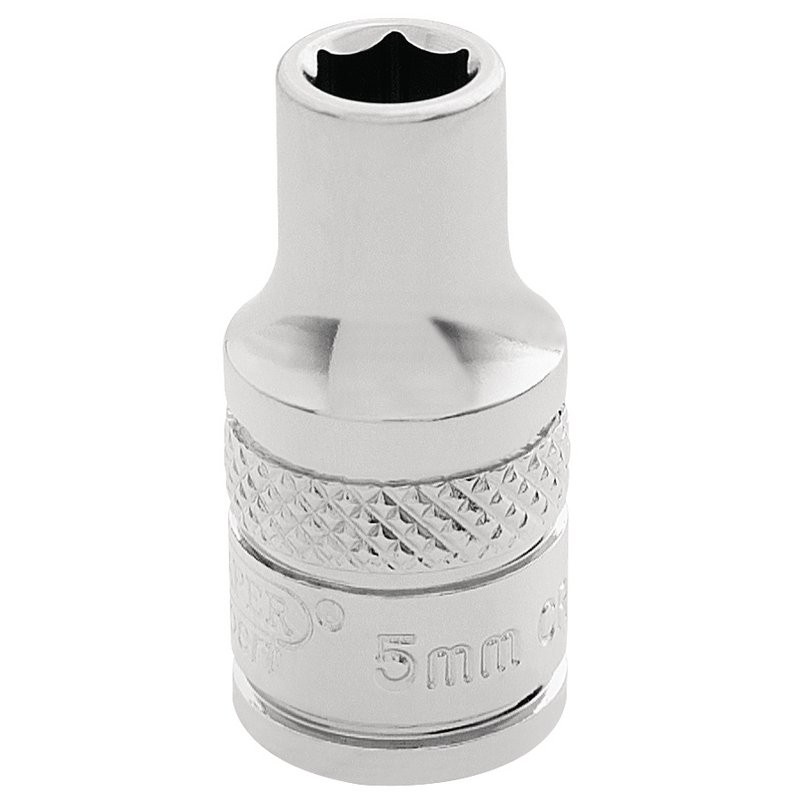 5Mm 6 Point Socket 1/4Dr-Bulk - Duchy Fasteners
