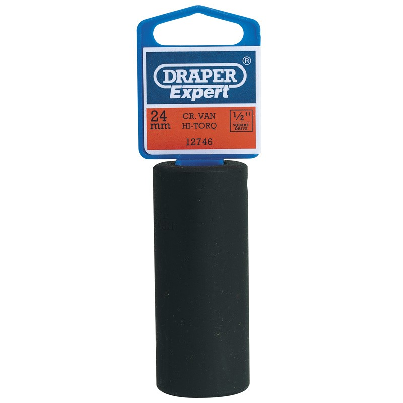 Deep Impact Socket, 1/2" Square. Dr., 24MM