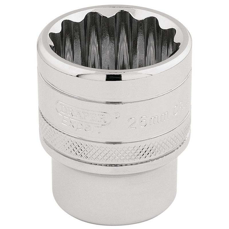 26Mm 12Pt Socket 1/2Dr Bulk - Duchy Fasteners