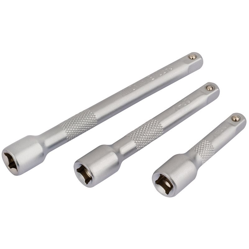 Extension Bar Set, 1/4" Square. Dr. (3 Piece) - Duchy Fasteners