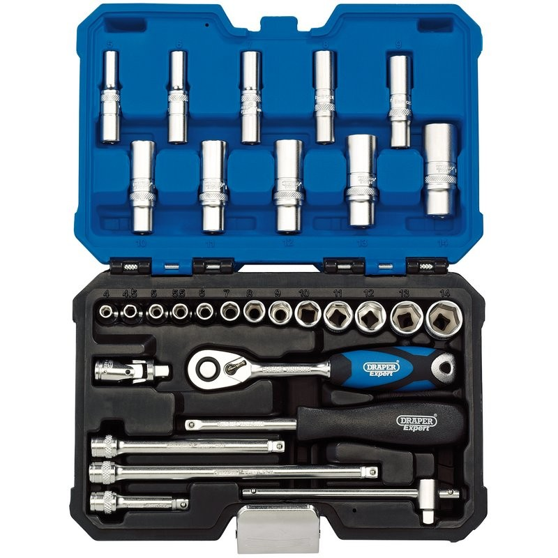 1/4" SQUARE DR METRIC SOCKET SET (30 PIECE)