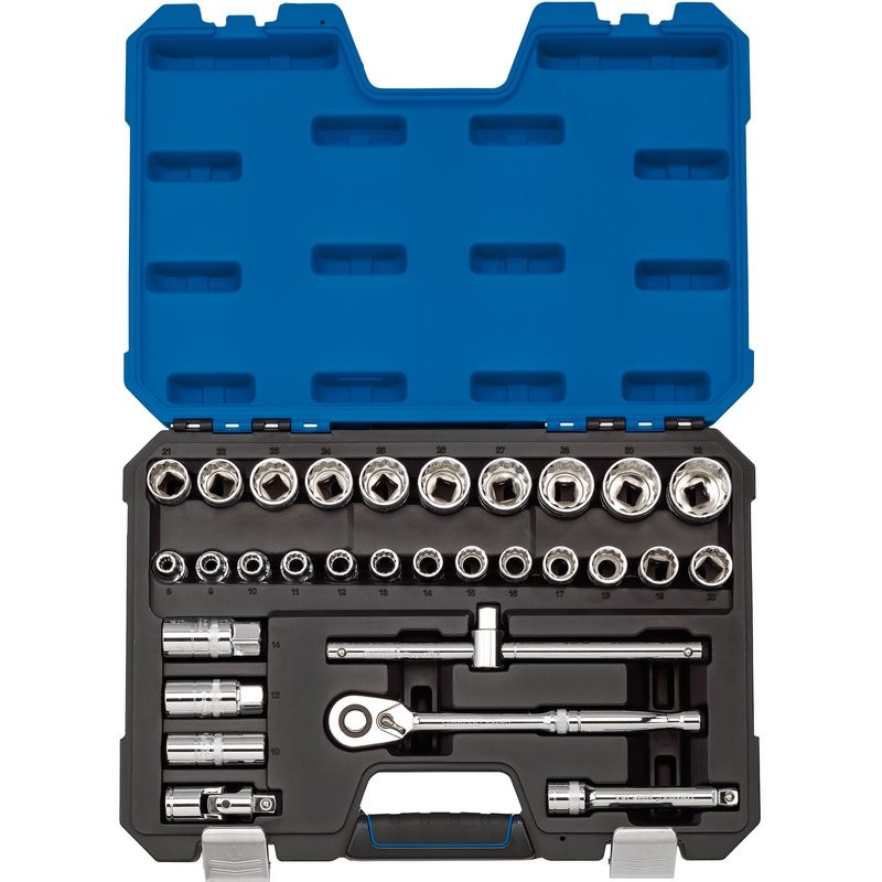 1/2" SQUARE DR METRIC SOCKET SET (30 PIECE)