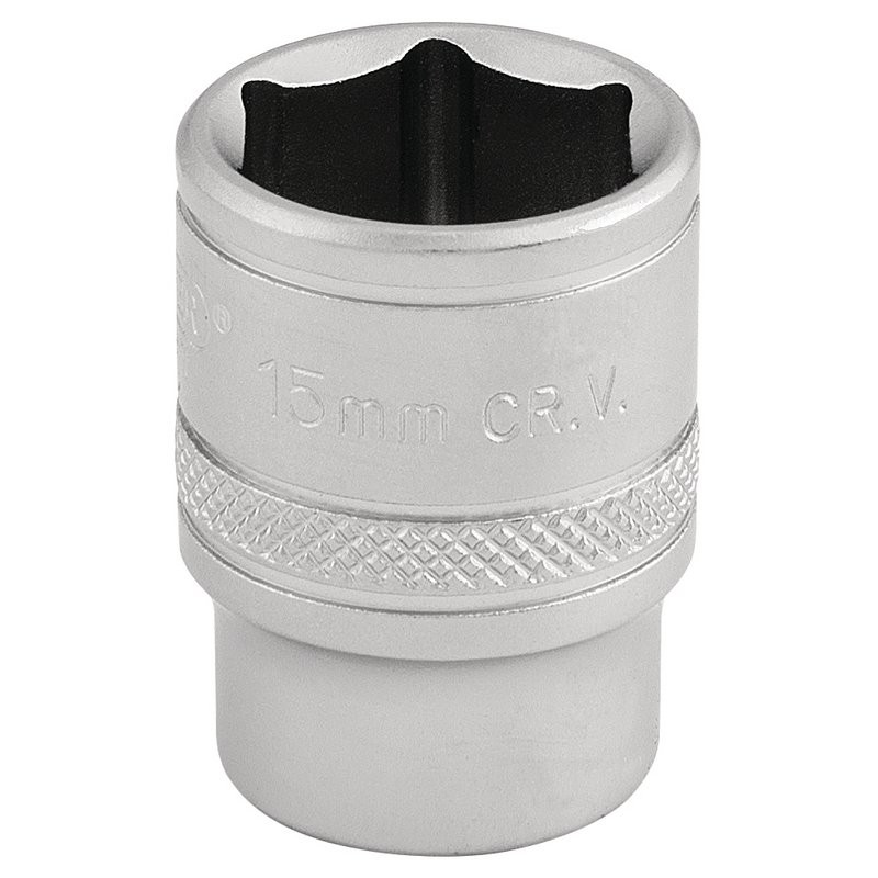 15Mm 6Pn 3/8" Square Drive Socket - Duchy Fasteners