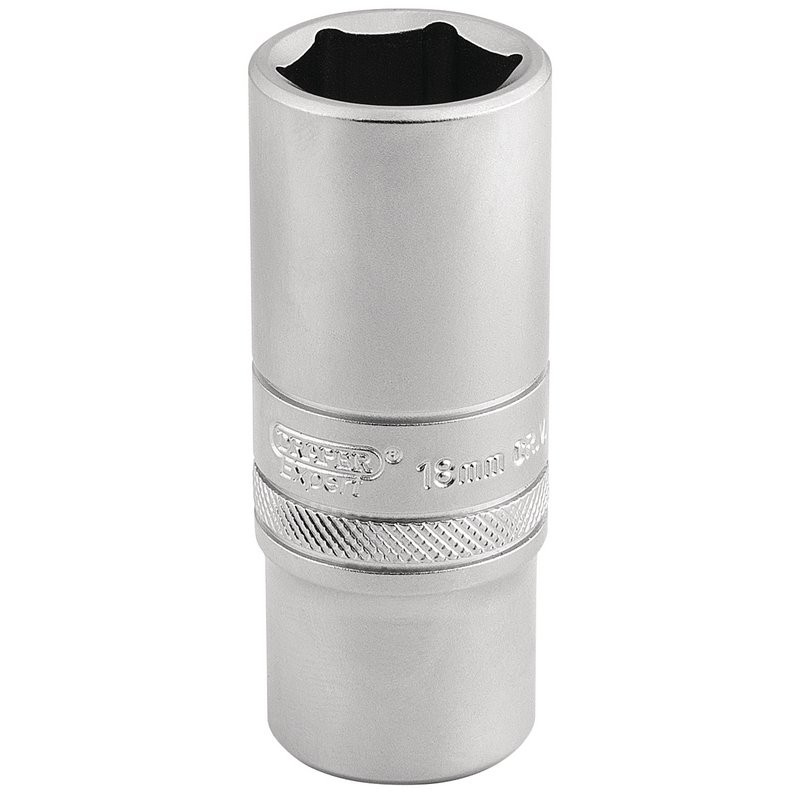 6 Point Metric Deep Socket, 3/8" Square. Dr., 19Mm - Duchy Fasteners