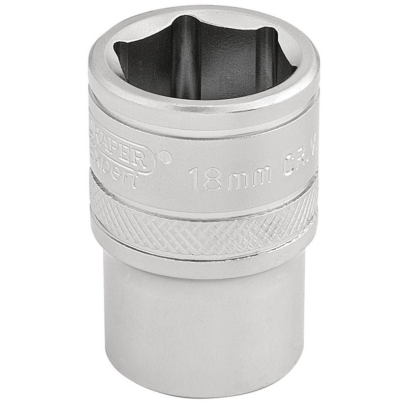 18Mm 6Pt Socket 1/2" Square Dr - Duchy Fasteners