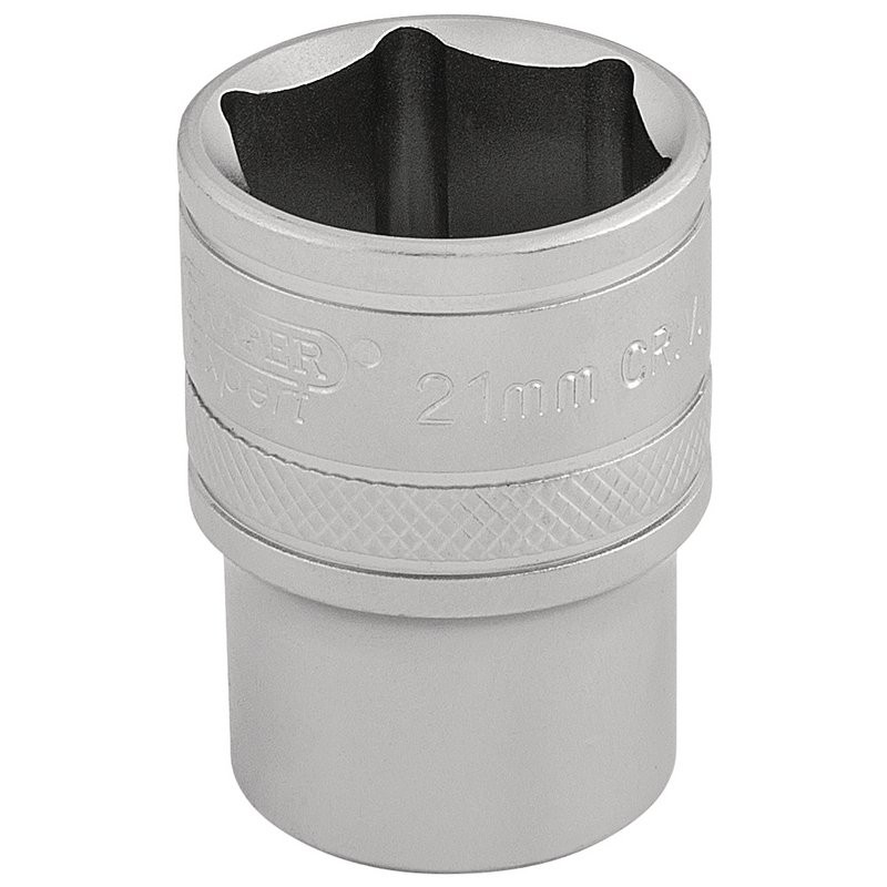 21Mm 6Pt Socket 1/2" Square Dr - Duchy Fasteners