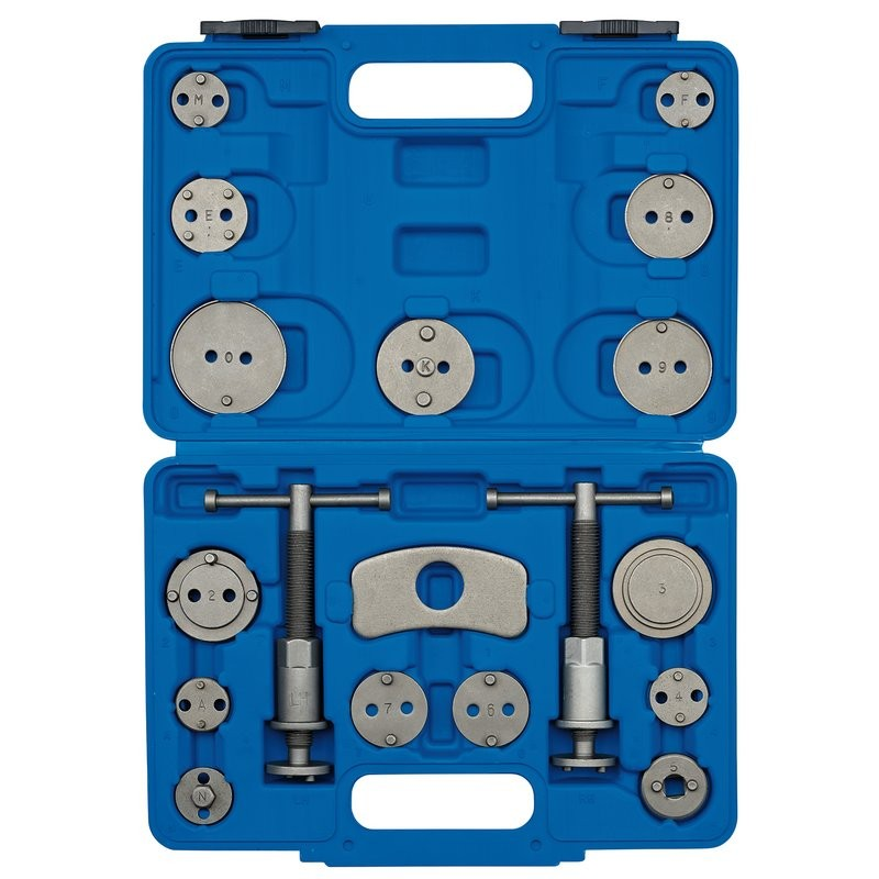 18Pce Brake Piston Wind Back Tool Kit - Duchy Fasteners