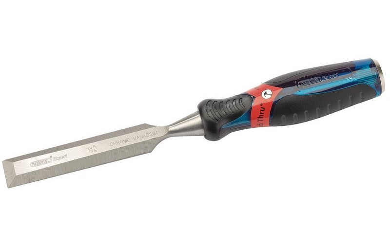 Soft Grip Pound Thru Bevel Edge Wood Chisel, 22 X 140Mm - Duchy Fasteners