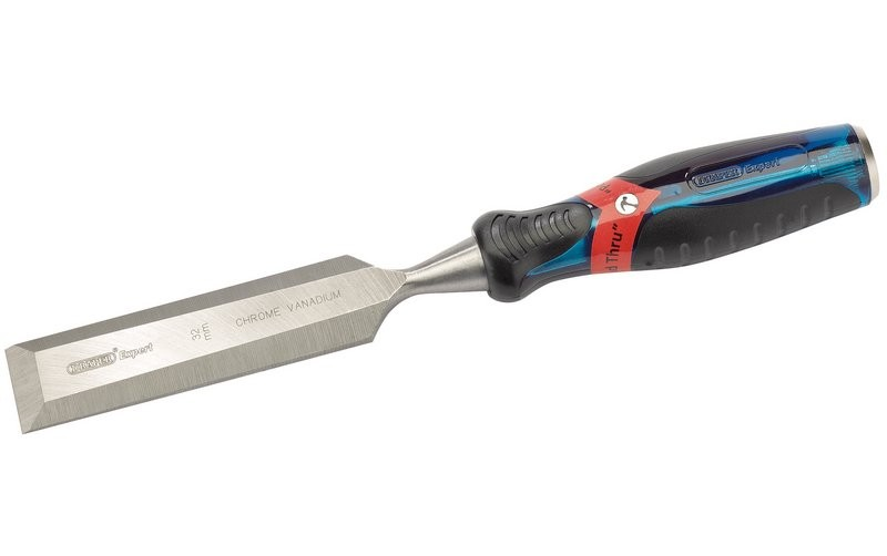 Soft Grip Pound Thru Bevel Edge Wood Chisel, 32 X 140Mm - Duchy Fasteners