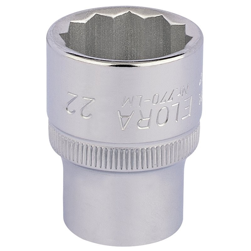 22MM DEEP SOCKET 1/2INDR BULK