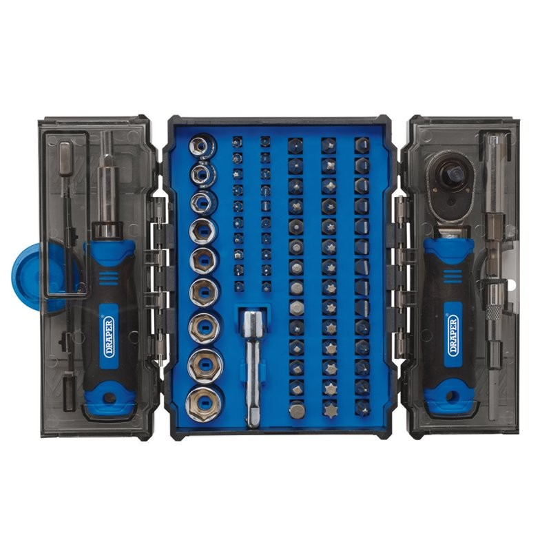 Ratchet And Screwdriver Bit Set (78 Piece) - Duchy Fasteners