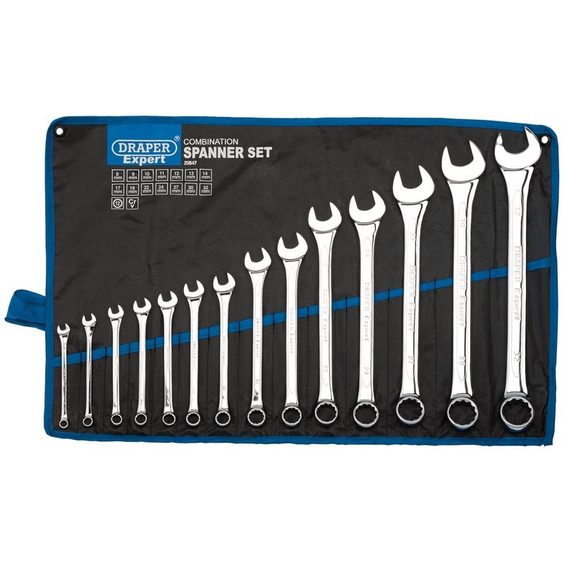 Expert Hi-Torqã‚Â® Metric Combination Spanner Set (14 Pc) 8-32Mm - Duchy Fasteners