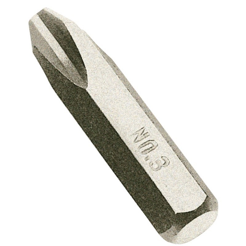 No3 C-Slotted Impact Driver Bit - Duchy Fasteners