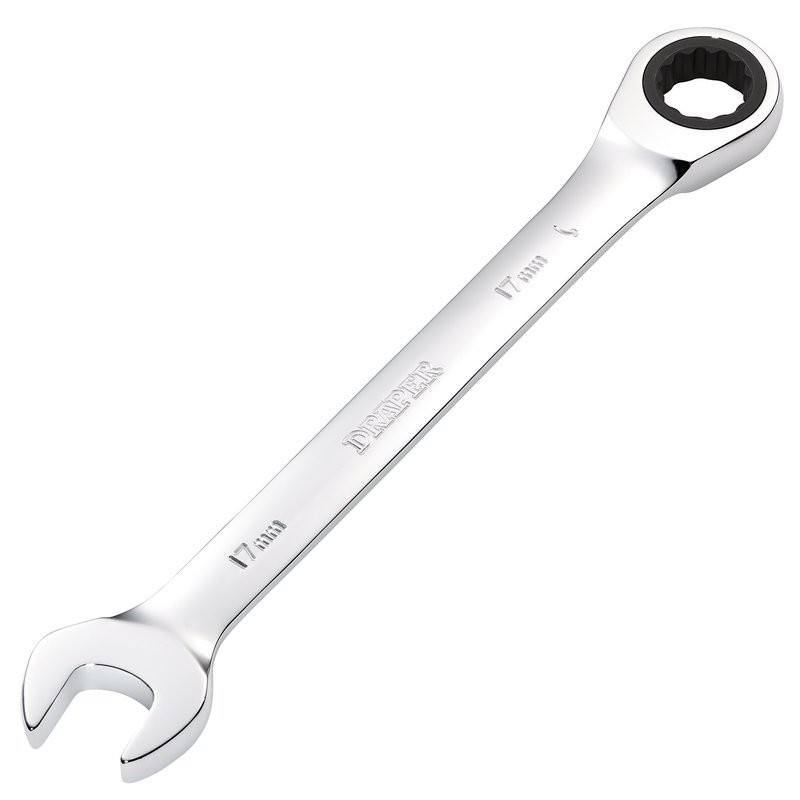 17Mm Ratcheting Combination Spanner - Duchy Fasteners