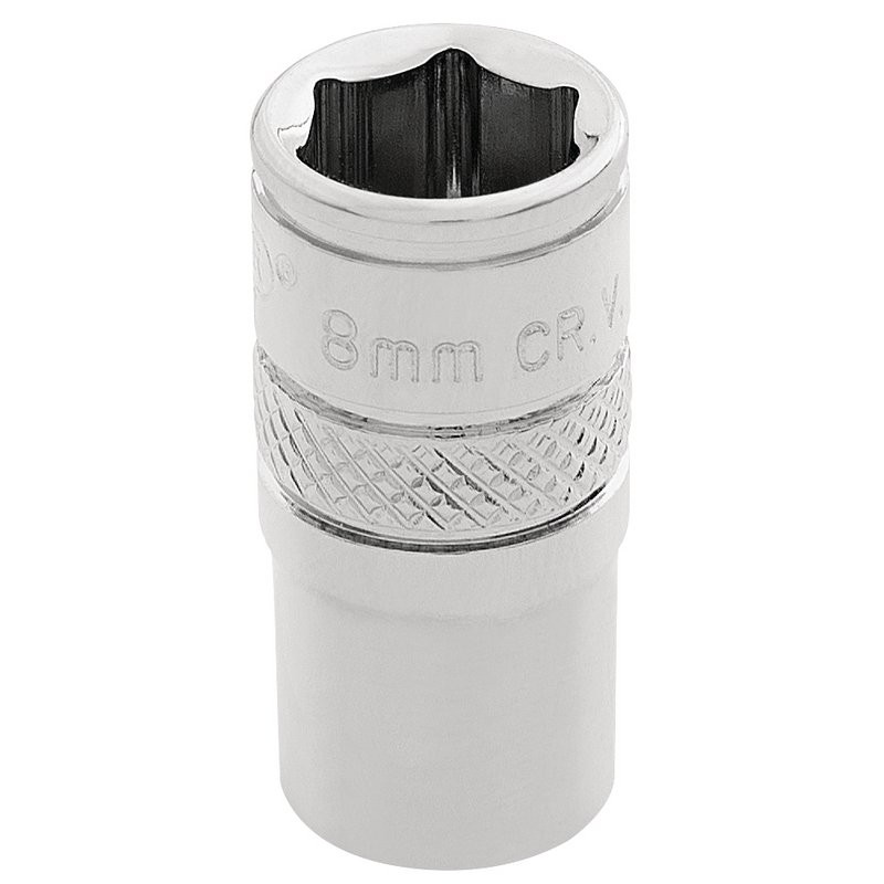8Mm 1/4"Dr 6Pt Socket - Duchy Fasteners
