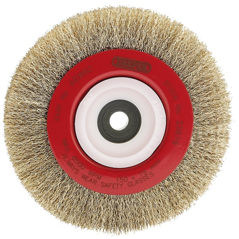 150Mm Crimped Steel Wire Wheel - Duchy Fasteners