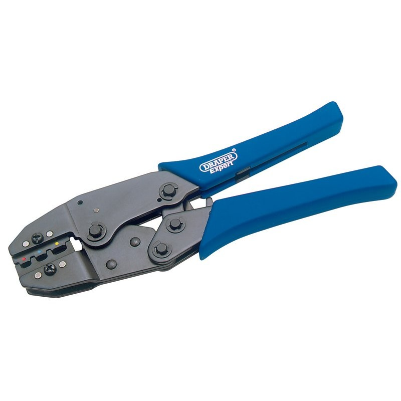 Expert 220Mm Ratchet Action Terminal Crimping Tool - Duchy Fasteners