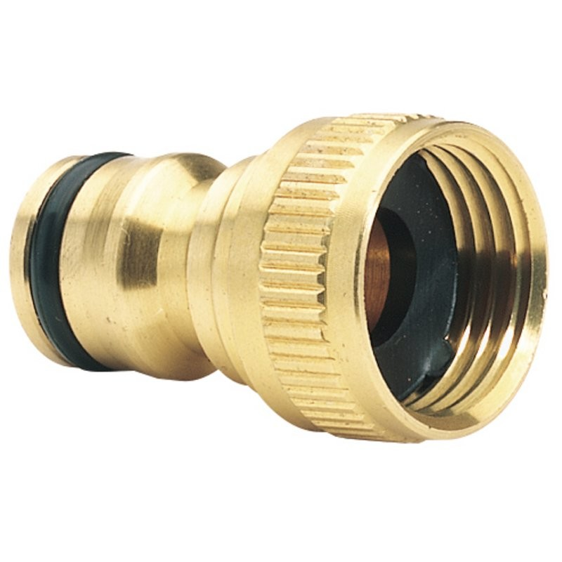 BRASS TAP CONNECTOR 1/2" BSP | Duchy Fasteners Cornwall