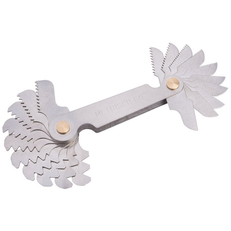 20 Blade Screwpitch Gauge Set, 0.4 - 6Mm - Duchy Fasteners