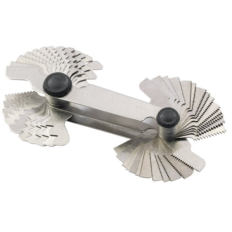 52 BLADE 4-62 BSW SCREWPITCH GAUGE SET, AND 0.25 - 6MM