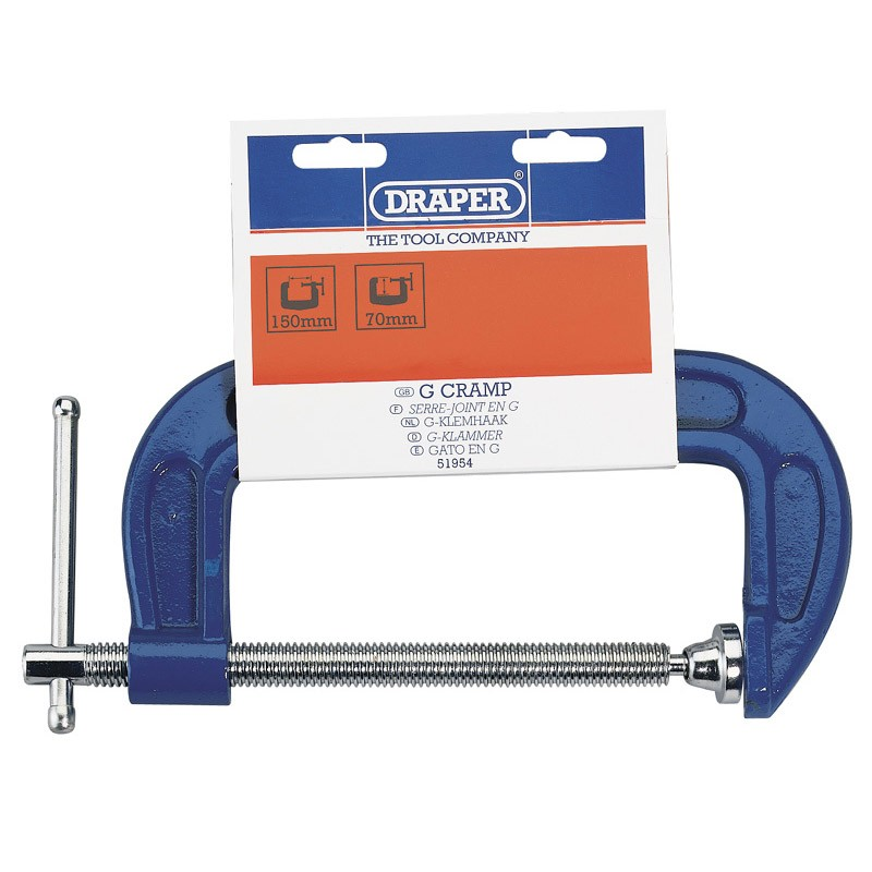 150Mm C-Cramp (Packed) - Duchy Fasteners
