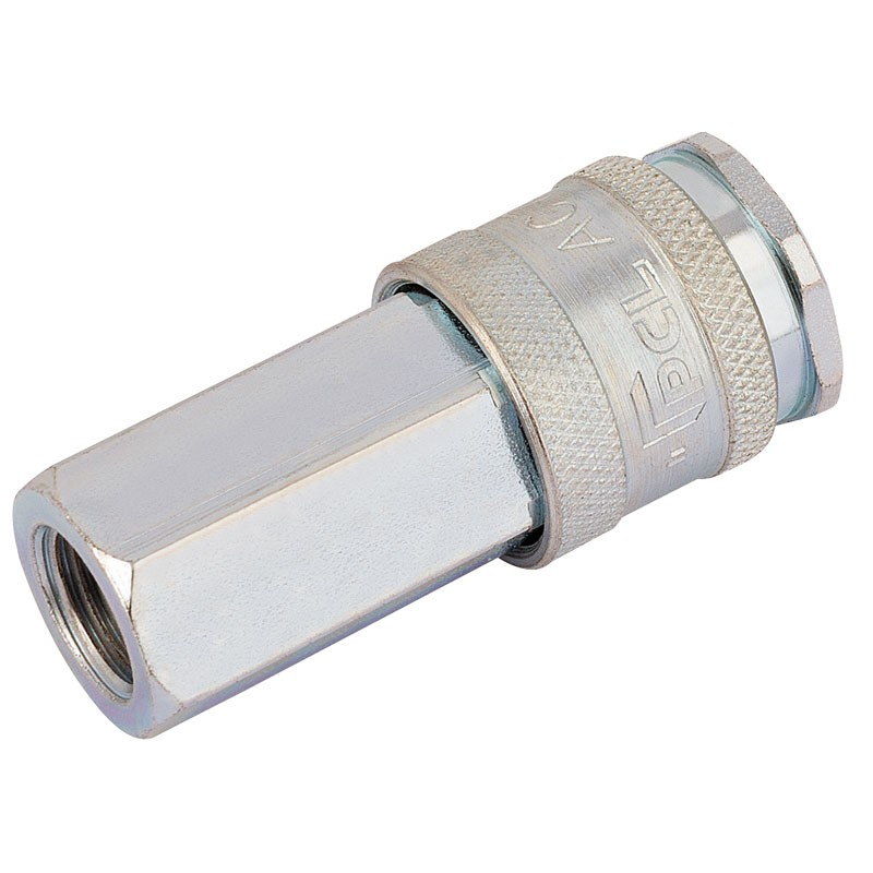 Coupling Euro-Xf 1/4In Female - Duchy Fasteners