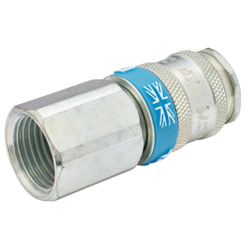 Coupling Euro-Xf 1/2In Female - Duchy Fasteners
