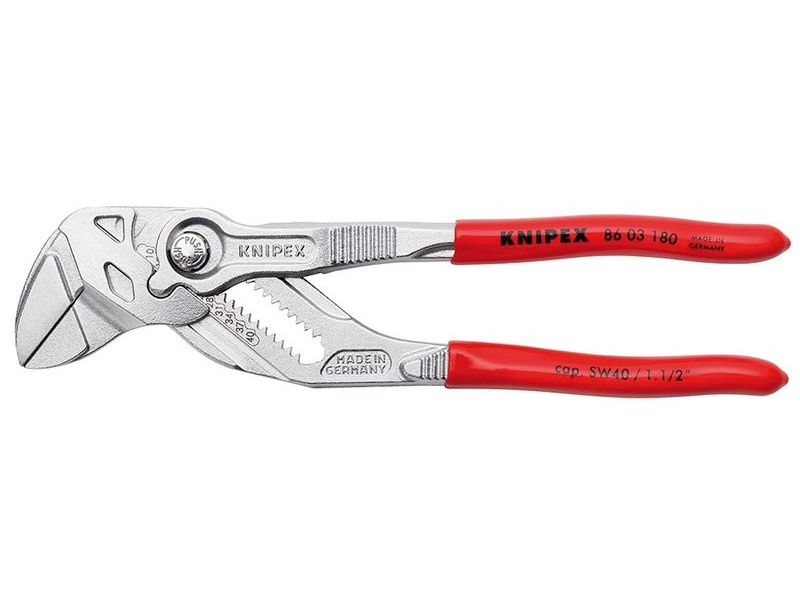 Knipex 86 03 180Sb Pliers Wrench, 180Mm - Duchy Fasteners