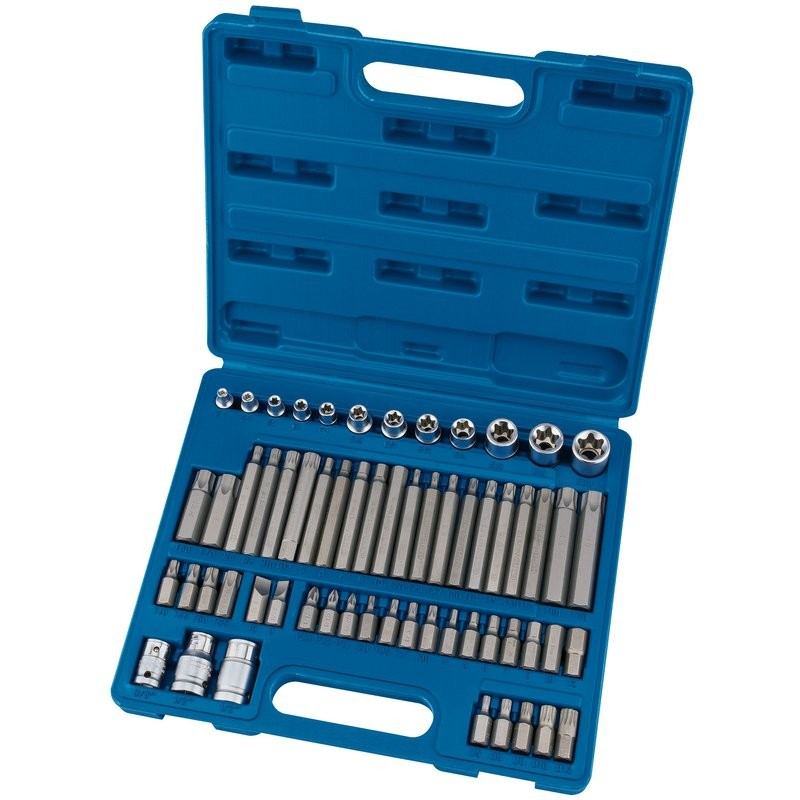 Mechanic'S Socket & Bit Set 3/8, 1/2" Square Drive (61Pc) - Duchy Fasteners