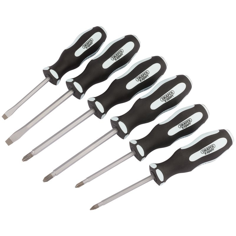 Pound Thru Soft Grip Screwdriver Set (6 Pc) - Duchy Fasteners