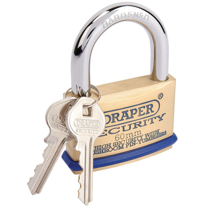 SOLID BRASS PADLOCK 60MM | Duchy Fasteners Cornwall