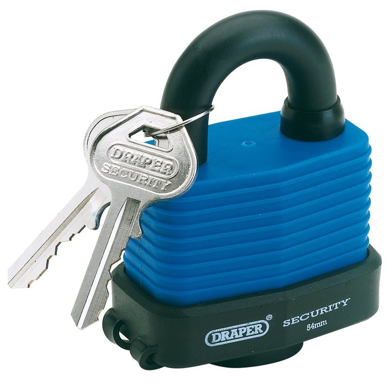 W/Proof Lam.Steel P/Lock 54Mm - Duchy Fasteners