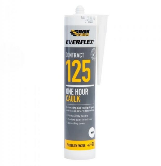 Everbuild One Hour Caulk White 310Ml - Duchy Fasteners