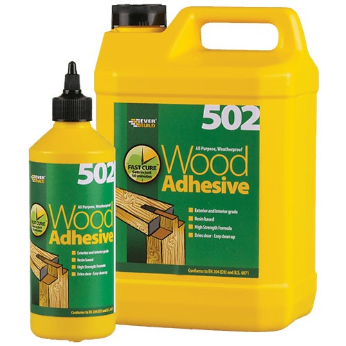 502 Wood Adhesive 1Ltr En204 (D3)Bs4071 - Duchy Fasteners