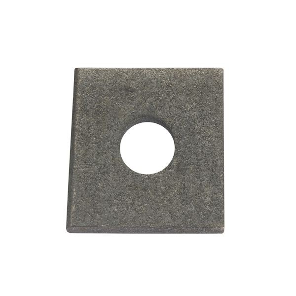 F101 10Mm Flat Plate Single Hole Galvanised - Duchy Fasteners