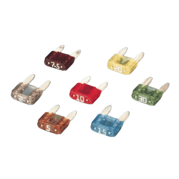 20Amp Mini Blade Fuse (Yellow) (25) - Duchy Fasteners