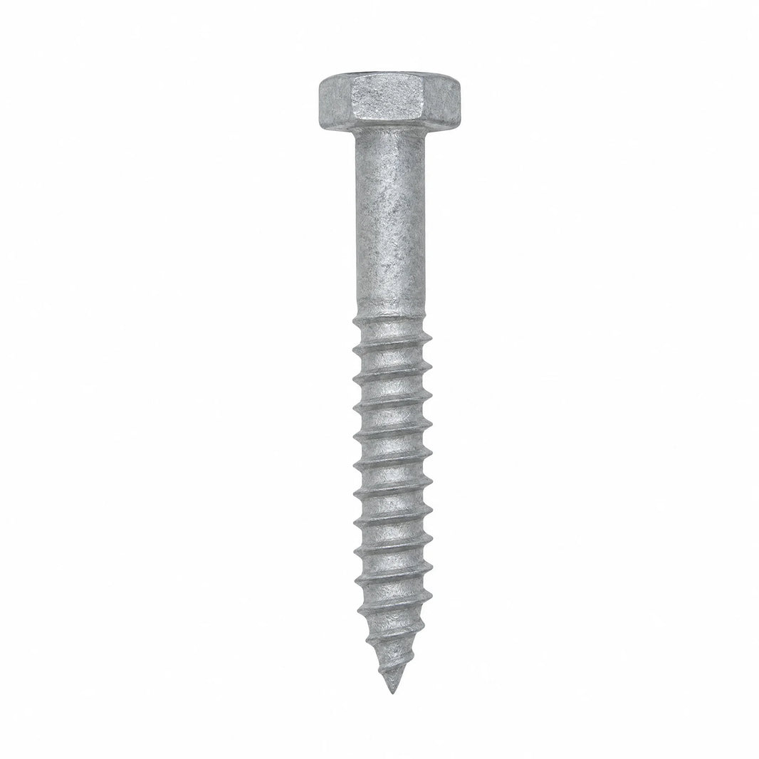 Galvanised Hex Head Coach Screws DIN 571