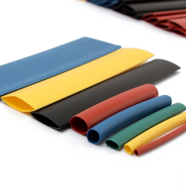 Ass. Coloured Heatshrink Mix 2:1 Ratio 8"Pc'S (3.2-12.7Mm) 100 - Duchy Fasteners